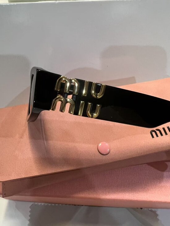 Miu Miu Sunglasses - Black - SMU 11W - Hand Made In Italy main image 6